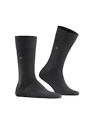 BURLINGTON | Chaussettes homme LEEDS 40-46 clarent | Gris