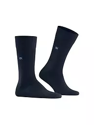 BURLINGTON | Chaussettes homme LEEDS 40-46 clarent | Bleu foncé