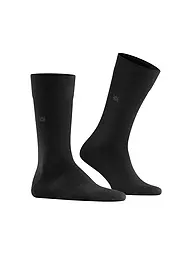 BURLINGTON | Chaussettes homme LEEDS 40-46 clarent | Noir