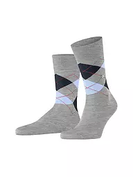 BURLINGTON | Chaussettes homme 40-46 MANCHESTER shamrock | Gris clair