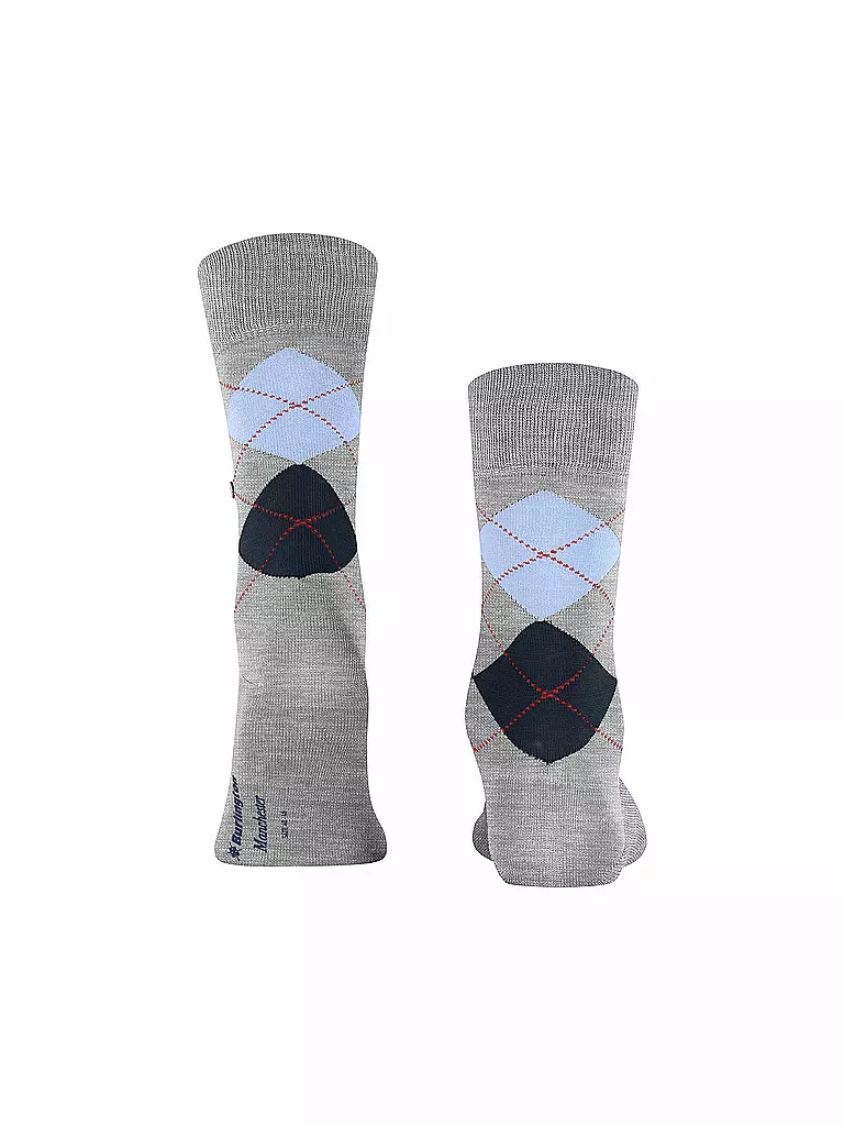 BURLINGTON | Chaussettes homme MANCHESTER 40-46 béton chiné | 
