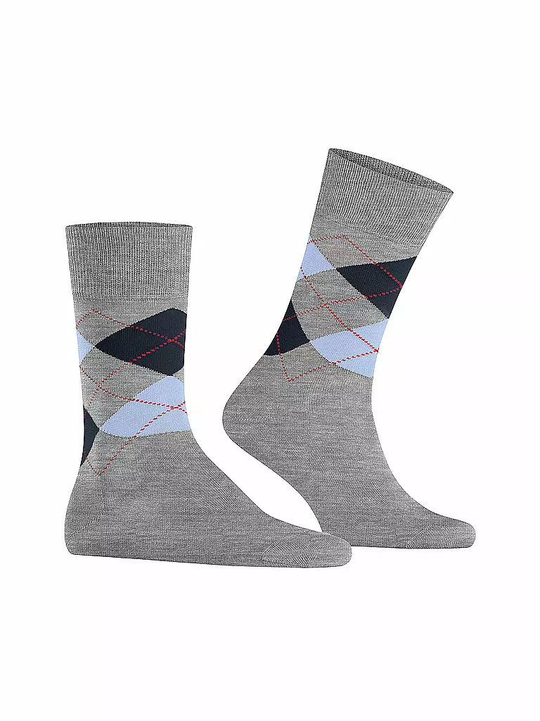 BURLINGTON | Chaussettes homme MANCHESTER 40-46 béton chiné | 