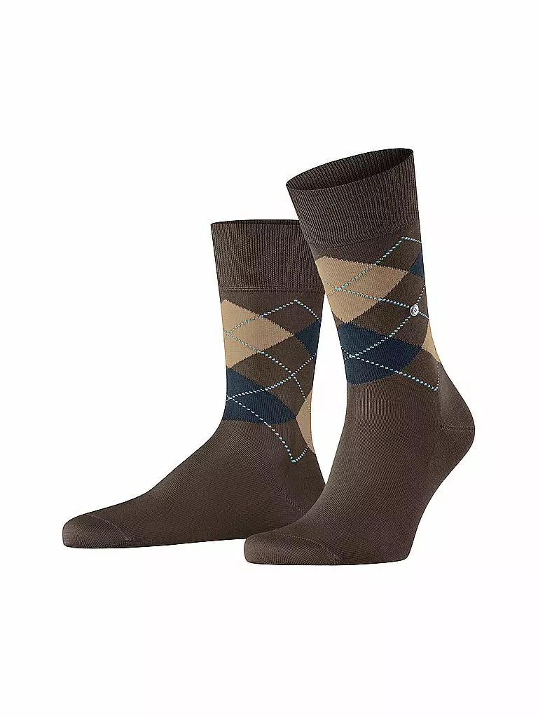 BURLINGTON | Chaussettes homme MANCHESTER 40-46 chocolate | braun