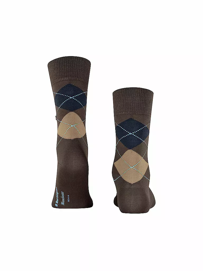 BURLINGTON | Chaussettes homme MANCHESTER 40-46 chocolate | 