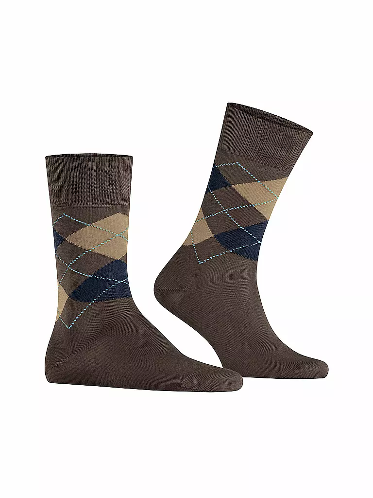 BURLINGTON | Chaussettes homme MANCHESTER 40-46 chocolate | 