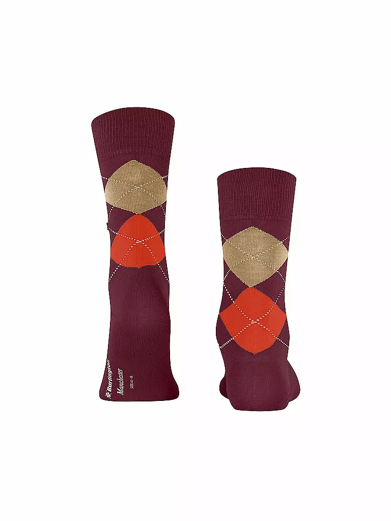 BURLINGTON | Chaussettes homme MANCHESTER bordeaux | 