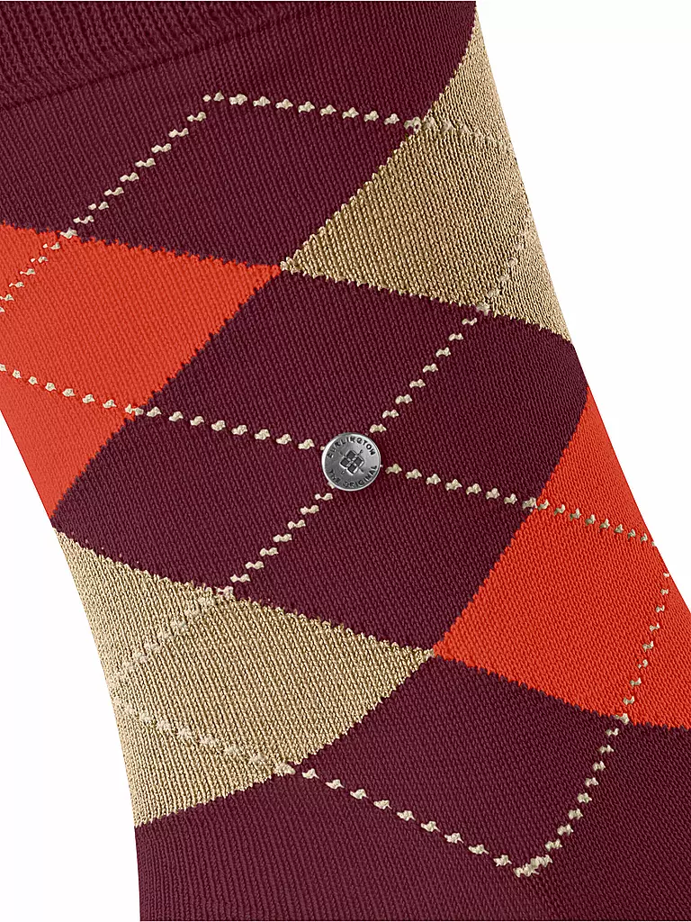 BURLINGTON | Chaussettes homme MANCHESTER bordeaux | 