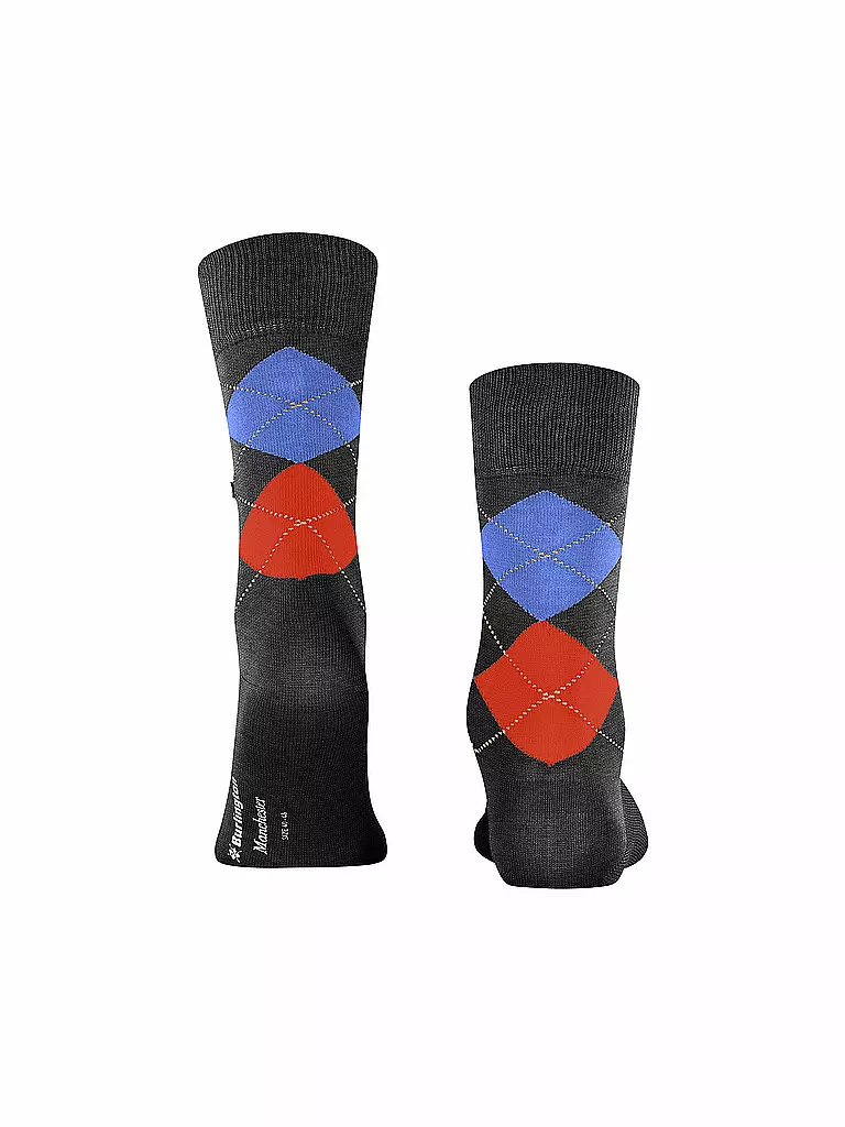 BURLINGTON | Chaussettes homme MANCHESTER dark rock | 