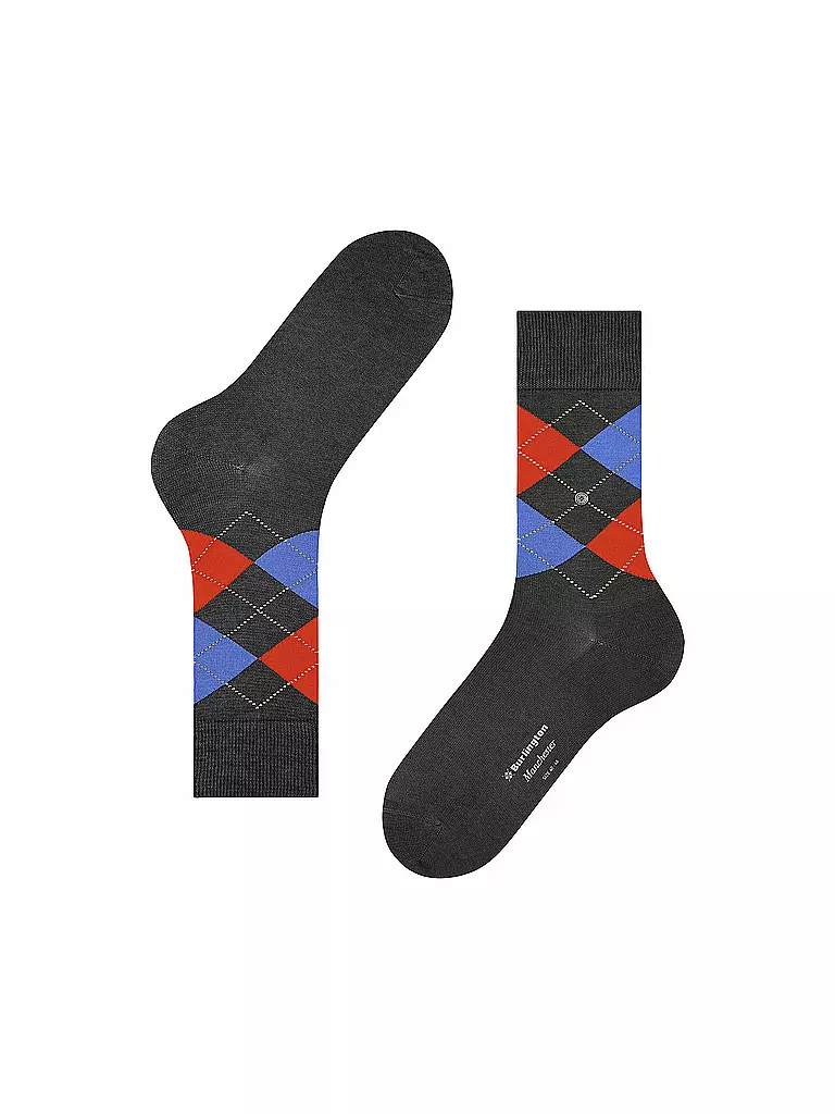 BURLINGTON | Chaussettes homme MANCHESTER dark rock | 