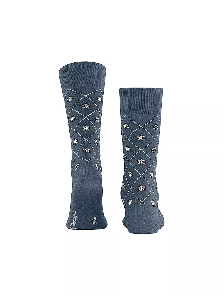BURLINGTON | Chaussettes homme SNAPSHOTS 40-46 light denim | 
