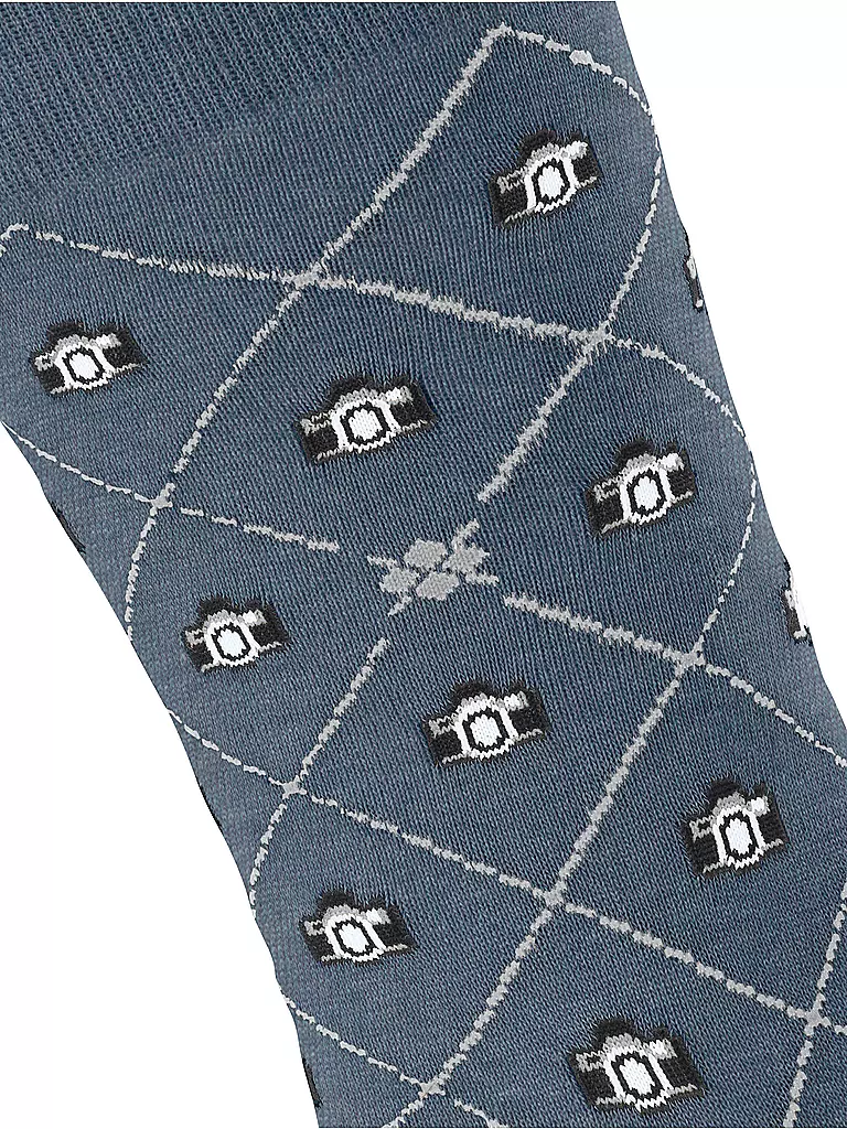 BURLINGTON | Chaussettes homme SNAPSHOTS 40-46 light denim | 