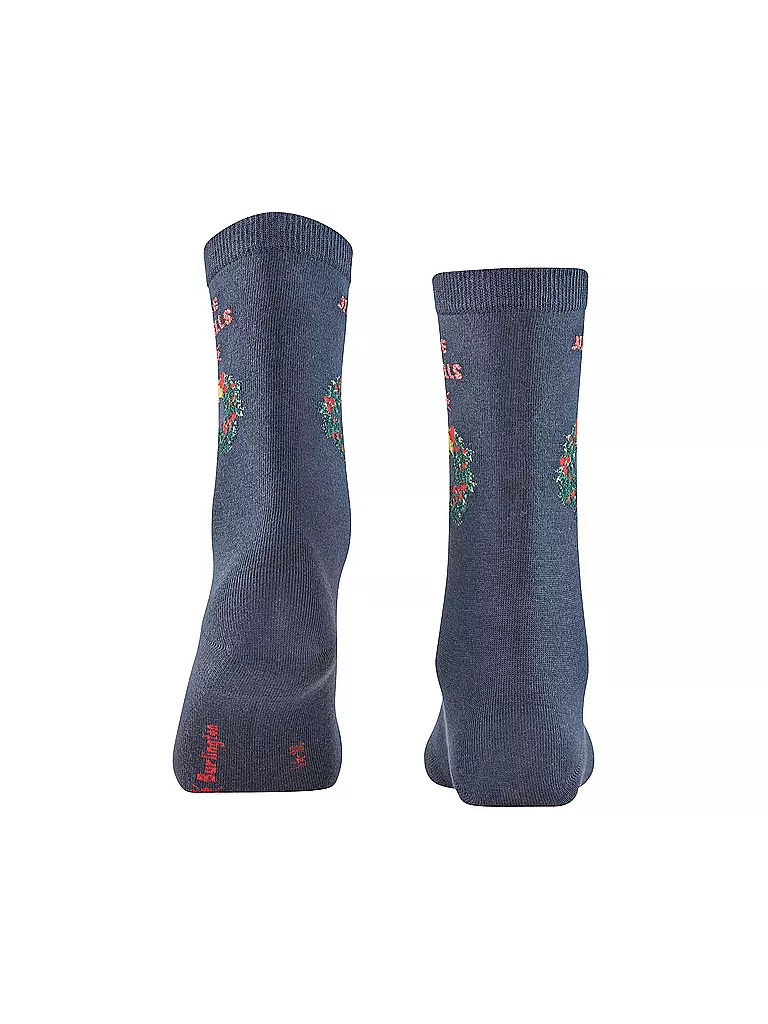 BURLINGTON | Chaussettes JINGLE BELLS 36-41 marine |