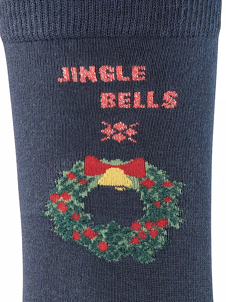 BURLINGTON | Chaussettes JINGLE BELLS 36-41 marine |