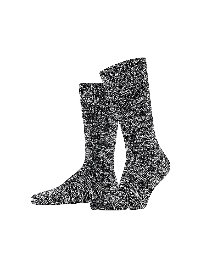 BURLINGTON | Chaussettes KNITTING HILL 40-46 black | schwarz