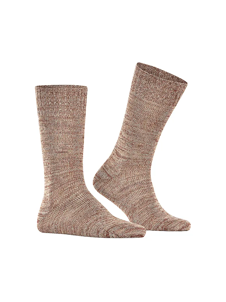 BURLINGTON | Chaussettes KNITTING HILL 40-46 caramel | camel