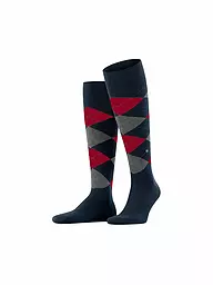BURLINGTON | Chaussettes montantes KING pour homme | Bleu foncé