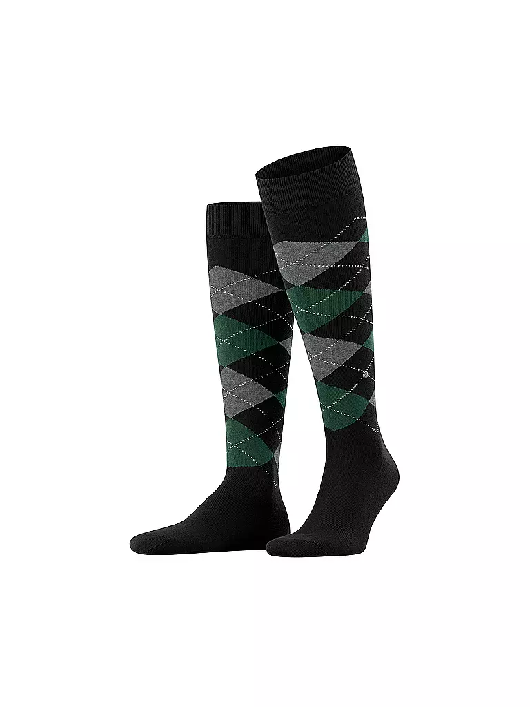 BURLINGTON | Chaussettes montantes KING pour homme | schwarz