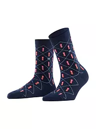 BURLINGTON | Chaussettes PHONE BOOTH marine | Bleu foncé