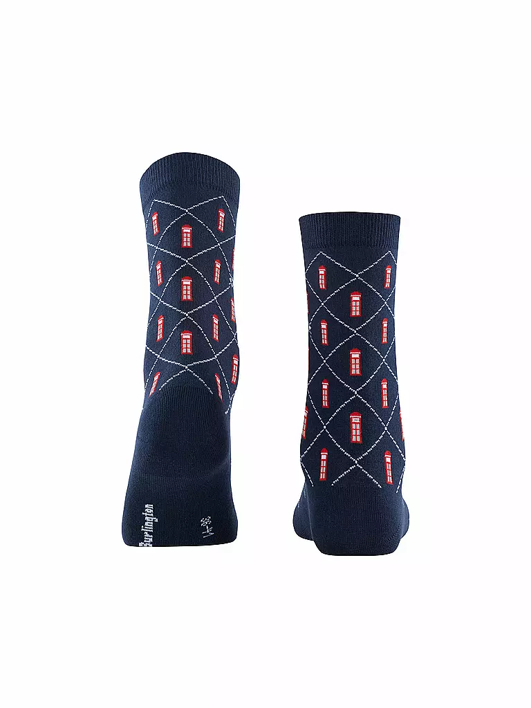 BURLINGTON | Chaussettes PHONE BOOTH marine | 
