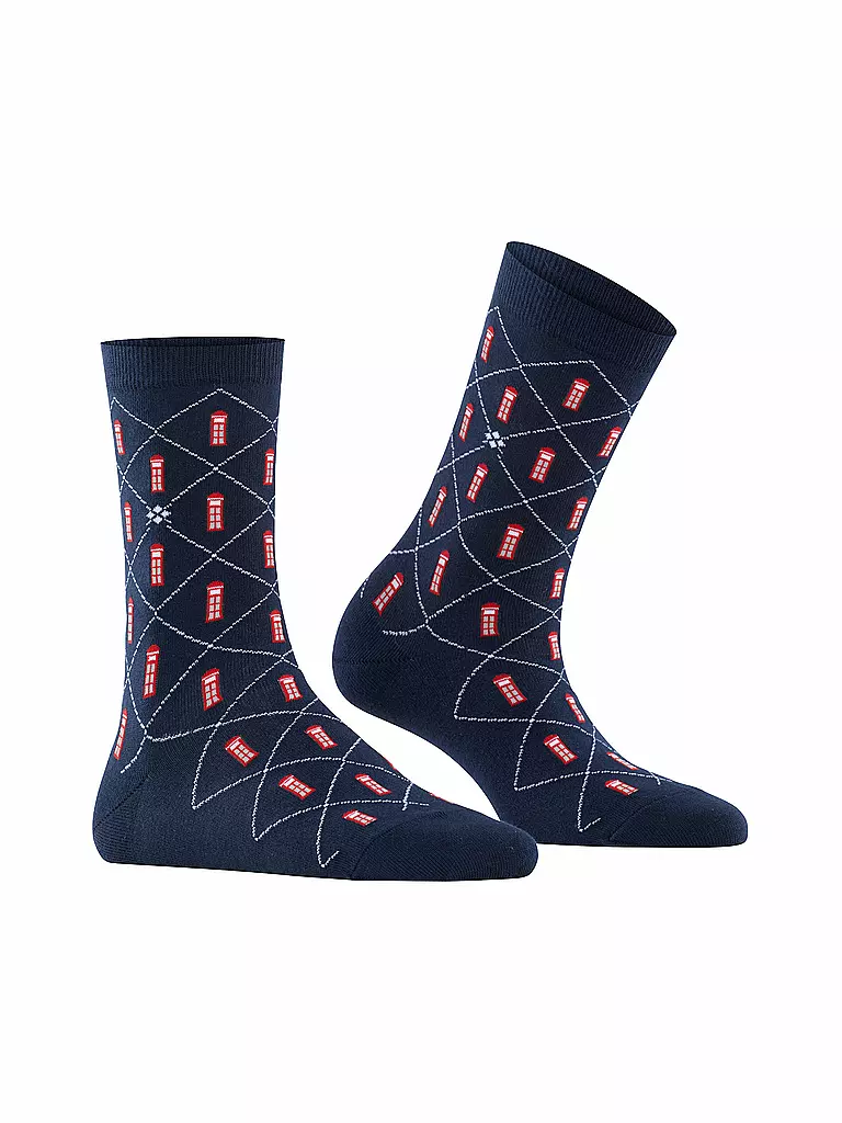 BURLINGTON | Chaussettes PHONE BOOTH marine | 