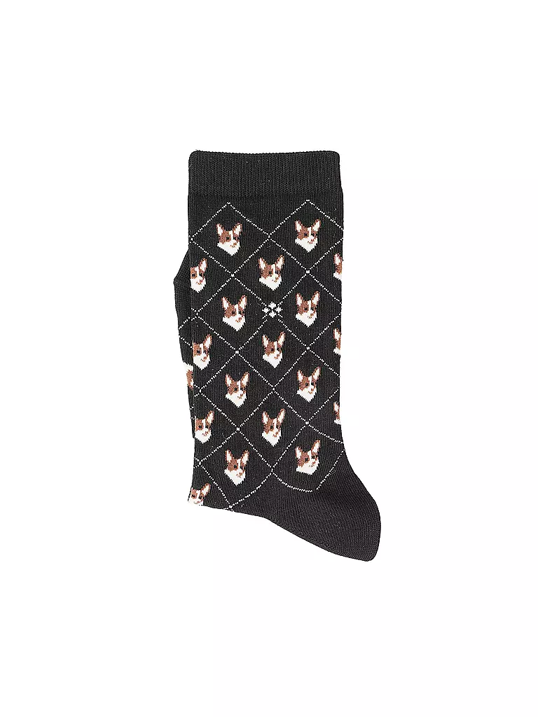 BURLINGTON | Chaussettes pour femmes CORGI 36-41 noir | schwarz