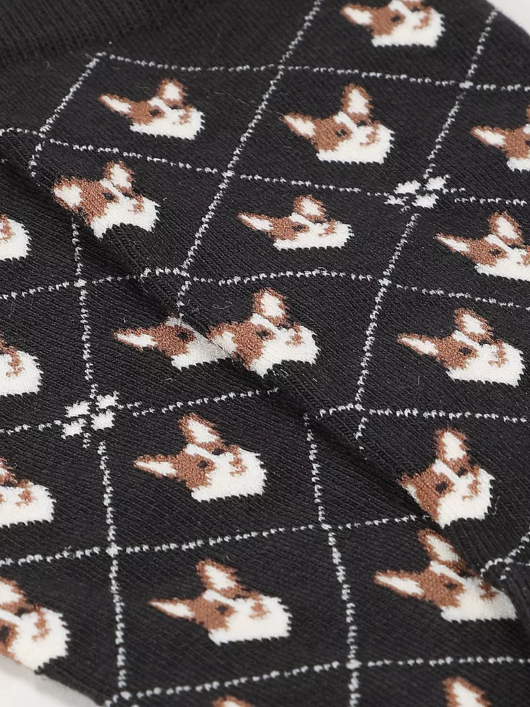 BURLINGTON | Chaussettes pour femmes CORGI 36-41 noir | schwarz
