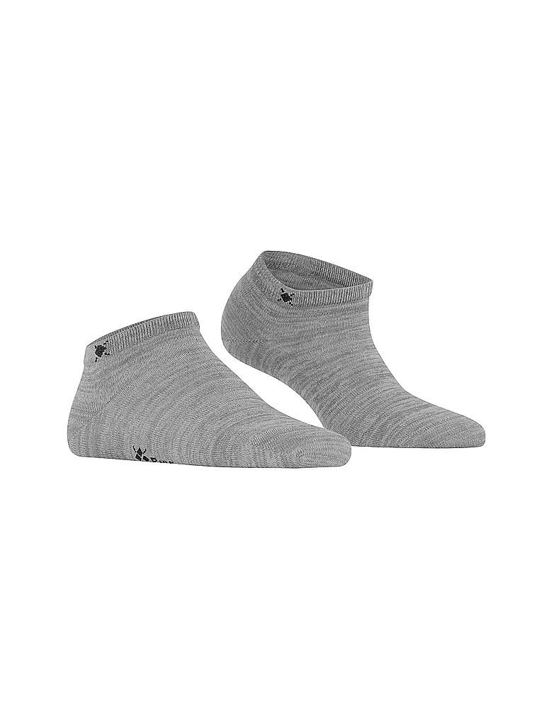 BURLINGTON | Chaussettes sneaker 36-41 SOHO VIBES gris clair | hellgrau