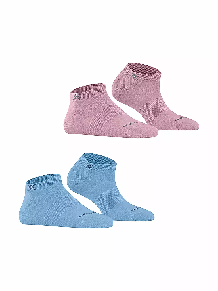 BURLINGTON | Chaussettes sneaker femme lot de 2 EVERYDAY 36-41 bleu clair | 