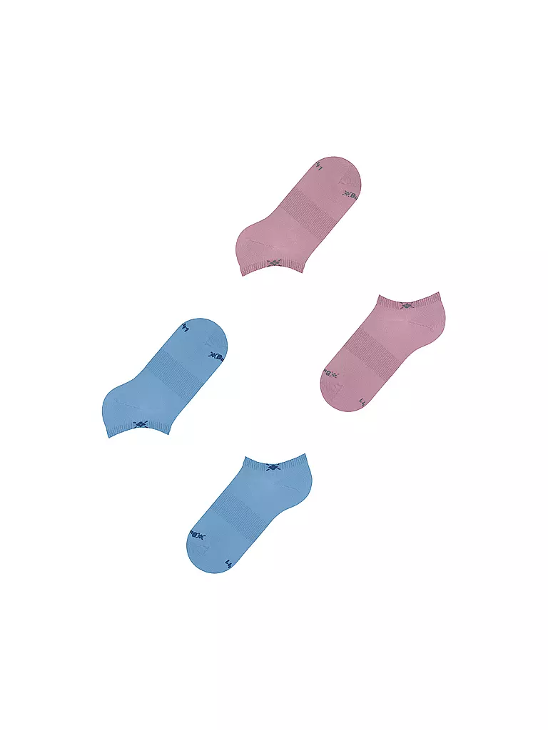 BURLINGTON | Chaussettes sneaker femme lot de 2 EVERYDAY 36-41 bleu clair | 