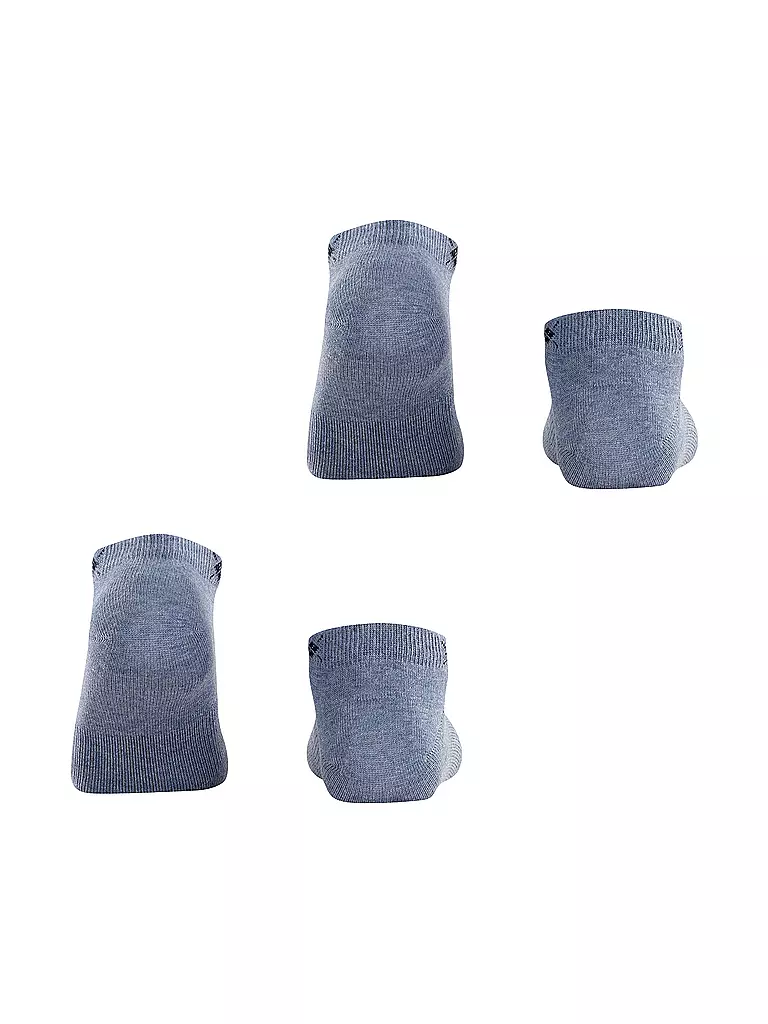 BURLINGTON | Chaussettes sneaker femme lot de 2 EVERYDAY 36-41 light jeans | 