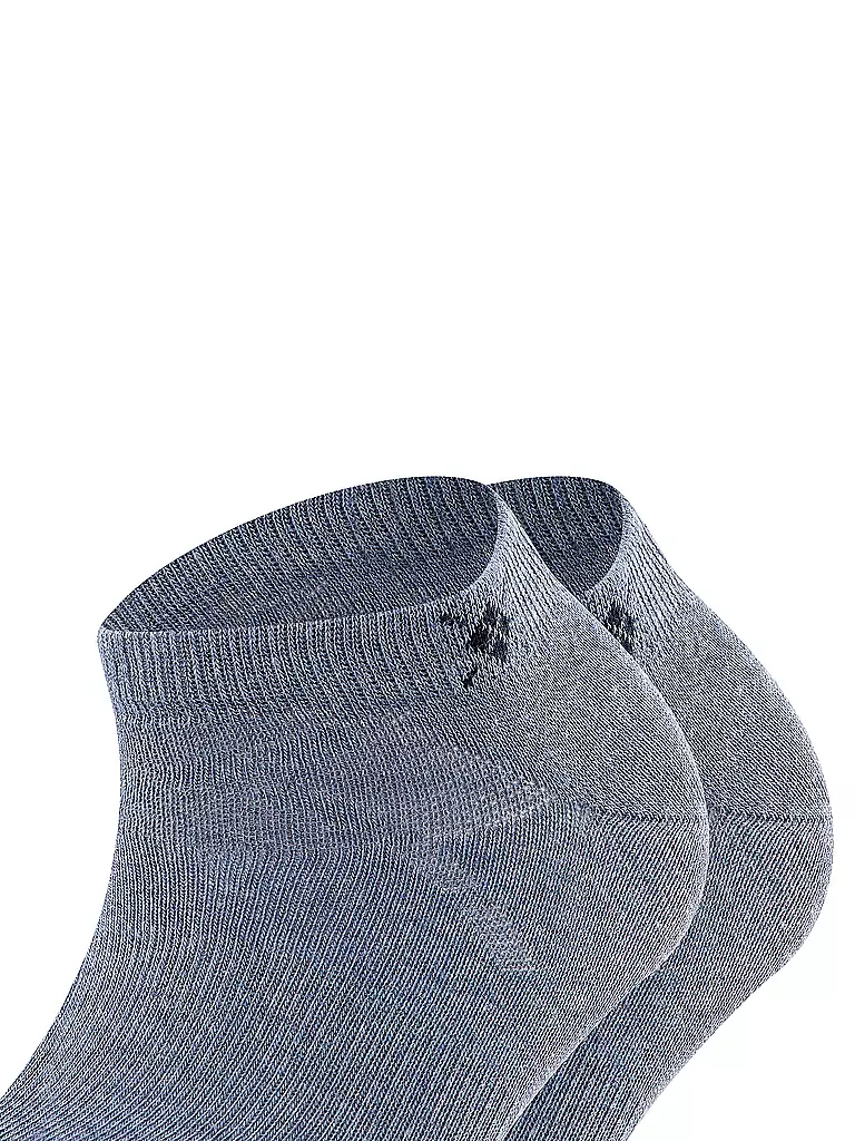 BURLINGTON | Chaussettes sneaker femme lot de 2 EVERYDAY 36-41 light jeans | 