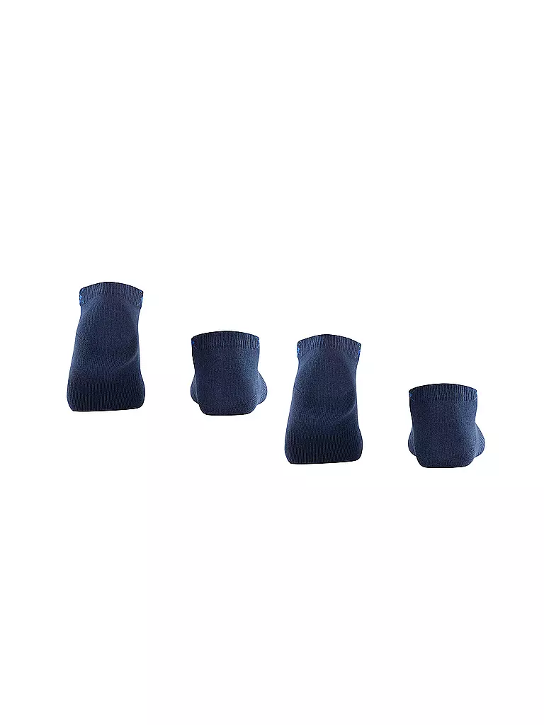 BURLINGTON | Chaussettes sneaker femme lot de 2 EVERYDAY 36-41 marine | blau