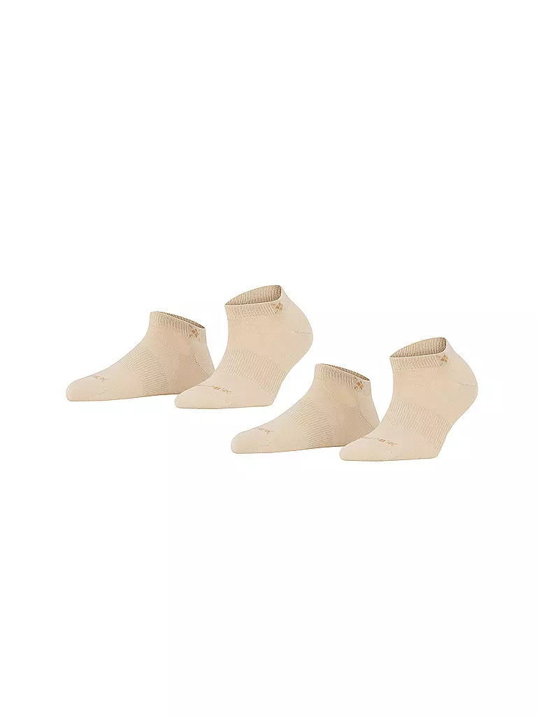 BURLINGTON | Chaussettes sneaker femme lot de 2 EVERYDAY 36-41 sandstone | 