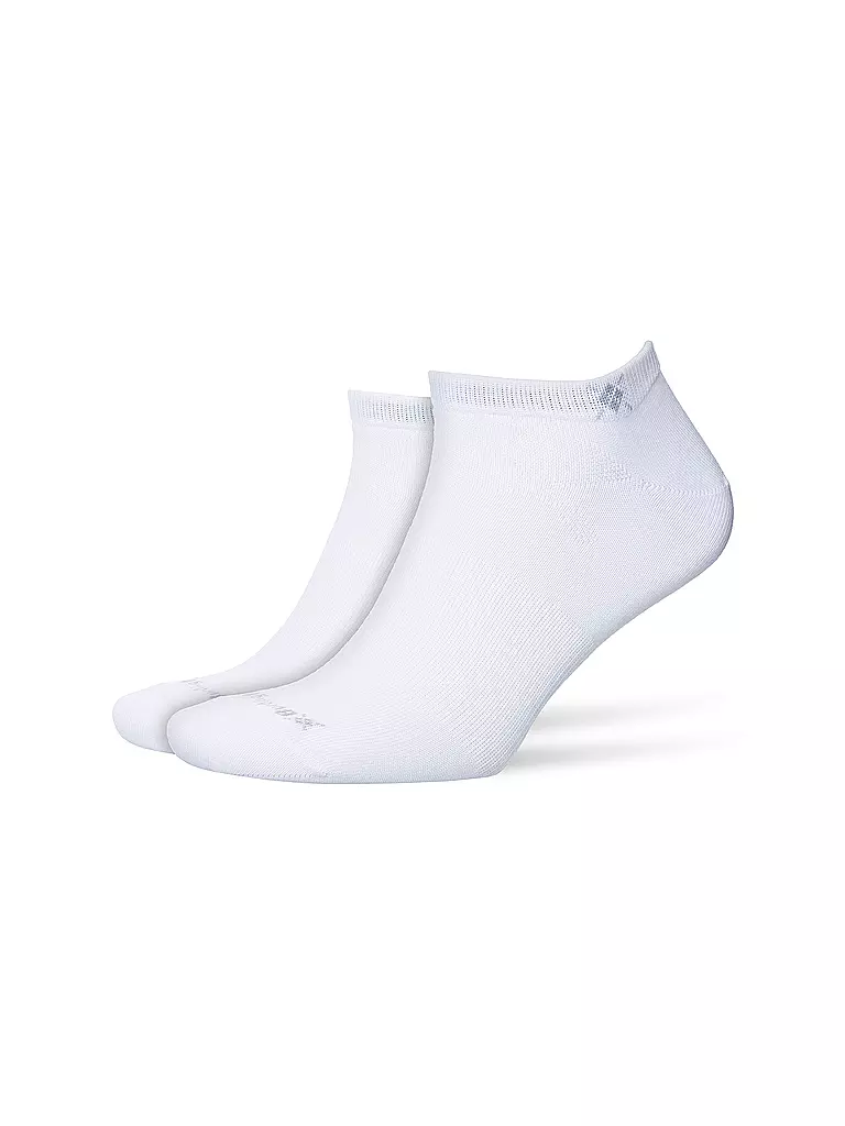 BURLINGTON | Chaussettes sneaker homme EVERYDAY, lot de 2, 40-46, blanc | weiss