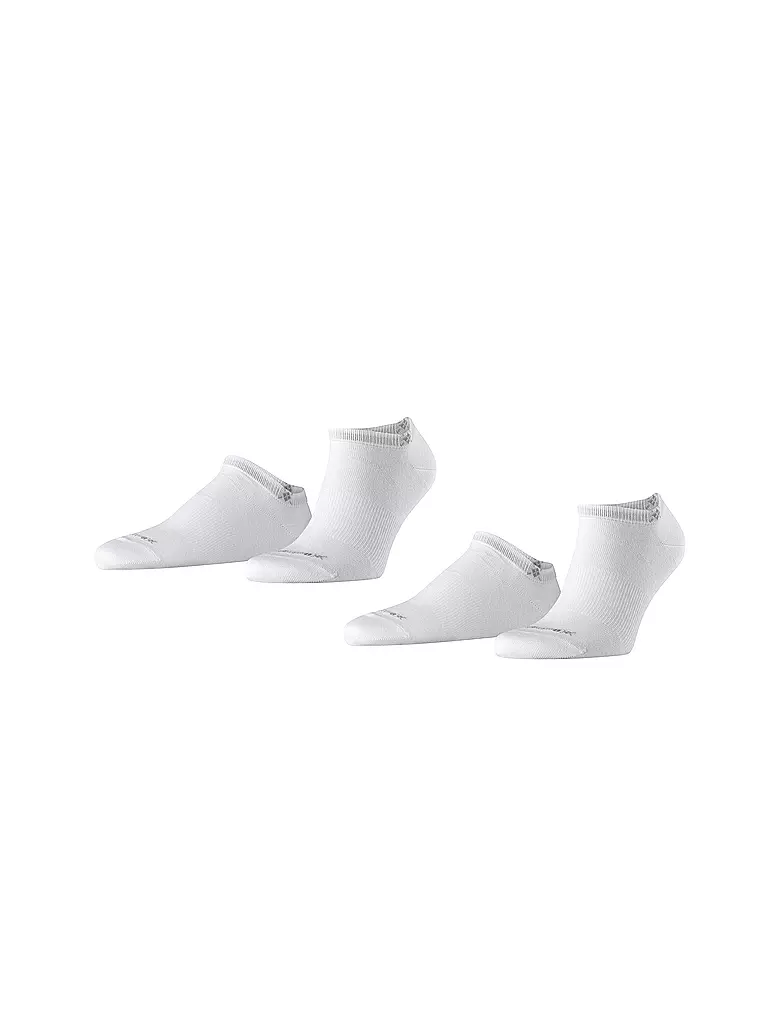BURLINGTON | Chaussettes sneaker homme EVERYDAY, lot de 2, 40-46, blanc | 
