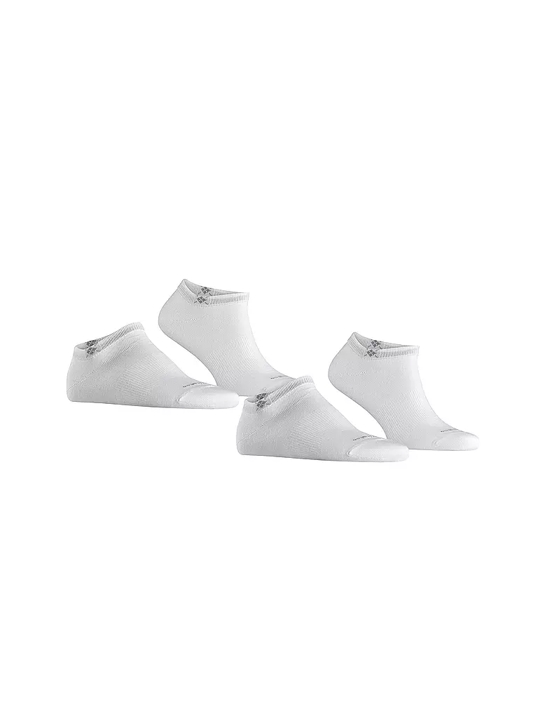 BURLINGTON | Chaussettes sneaker homme EVERYDAY, lot de 2, 40-46, blanc | 
