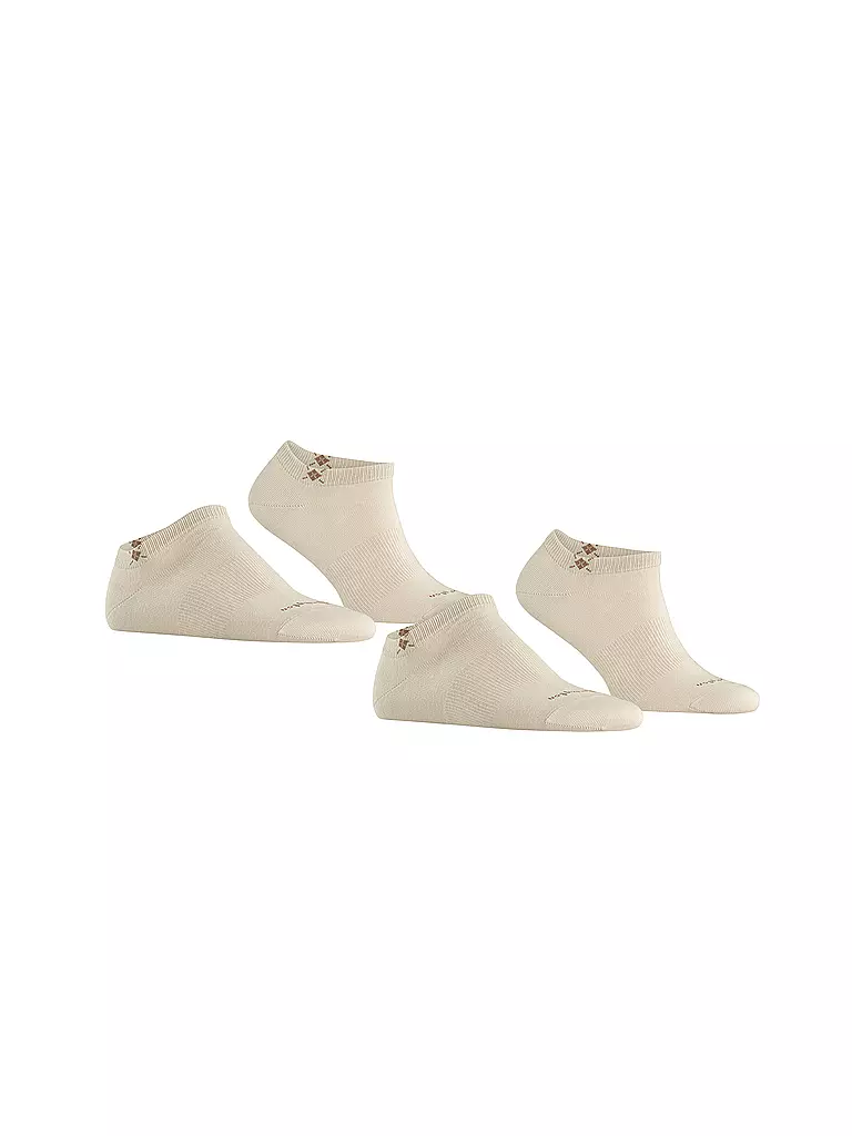 BURLINGTON | Chaussettes sneaker homme EVERYDAY, lot de 2, 40-46, couleur grès | 