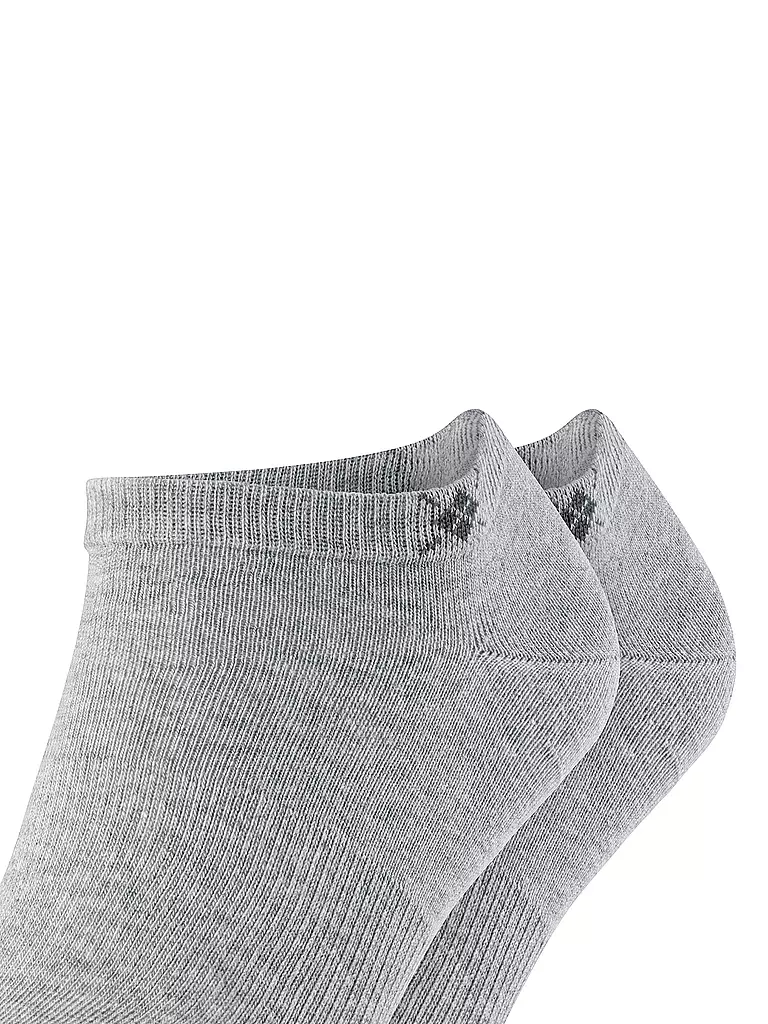 BURLINGTON | Chaussettes sneaker homme EVERYDAY, lot de 2, 40-46 gris clair | 