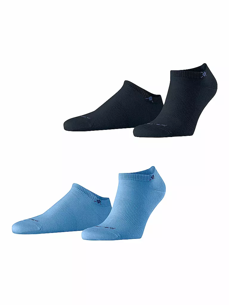 BURLINGTON | Chaussettes sneaker homme EVERYDAY, lot de 2, 40-46 marina | blau