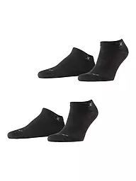 BURLINGTON | Chaussettes sneaker homme EVERYDAY, lot de 2, 40-46 sésame | Noir
