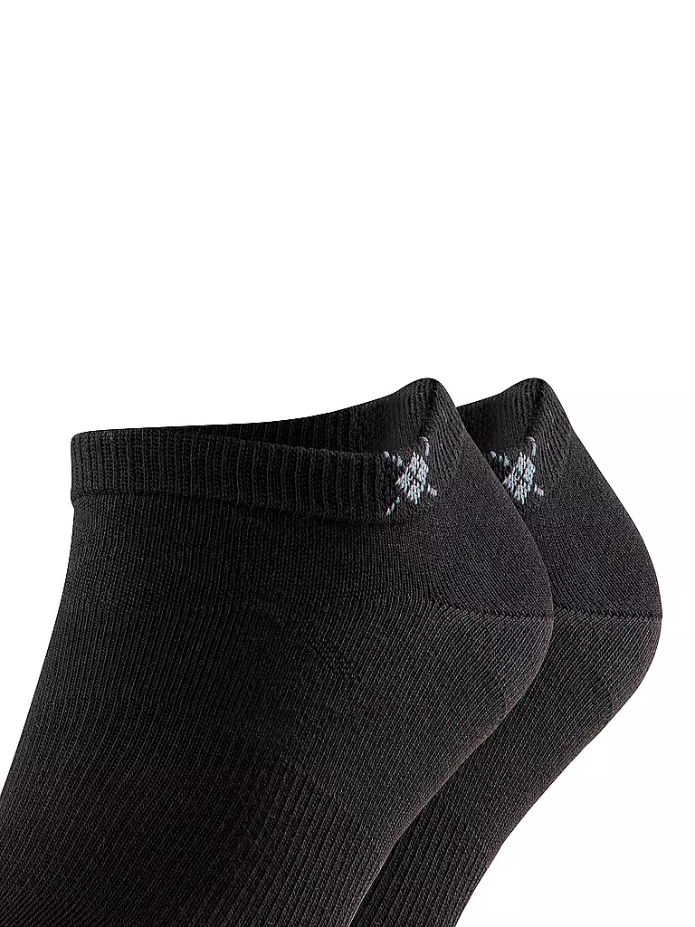 BURLINGTON | Chaussettes sneaker homme EVERYDAY, lot de 2, 40-46 noir | 