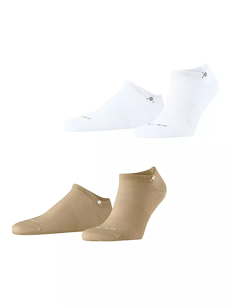 BURLINGTON | Chaussettes sneaker homme EVERYDAY, lot de 2, 40-46 sésame | beige