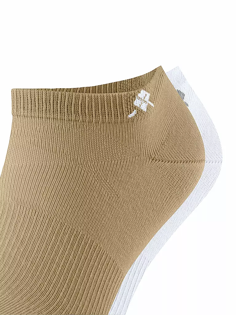 BURLINGTON | Chaussettes sneaker homme EVERYDAY, lot de 2, 40-46 sésame | 
