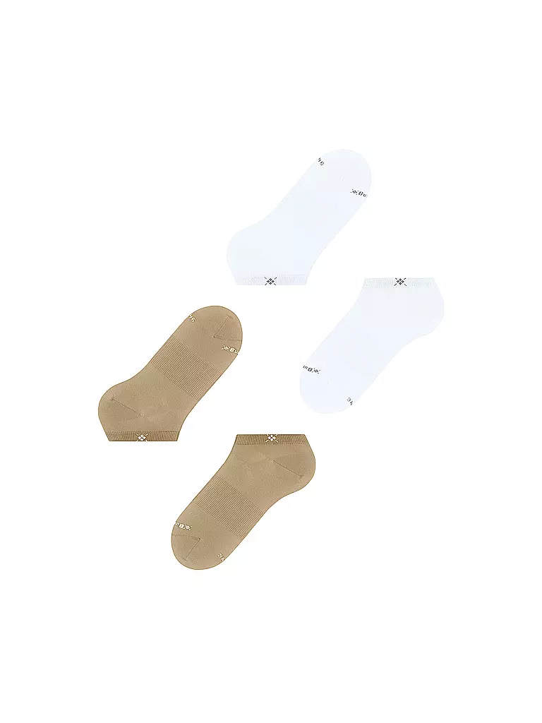 BURLINGTON | Chaussettes sneaker homme EVERYDAY, lot de 2, 40-46 sésame | 