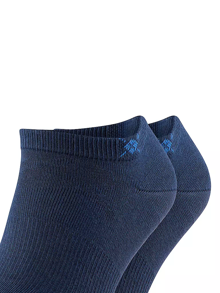 BURLINGTON | Chaussettes sneaker homme EVERYDAY, lot de 2, tailles 40-46, marine | 