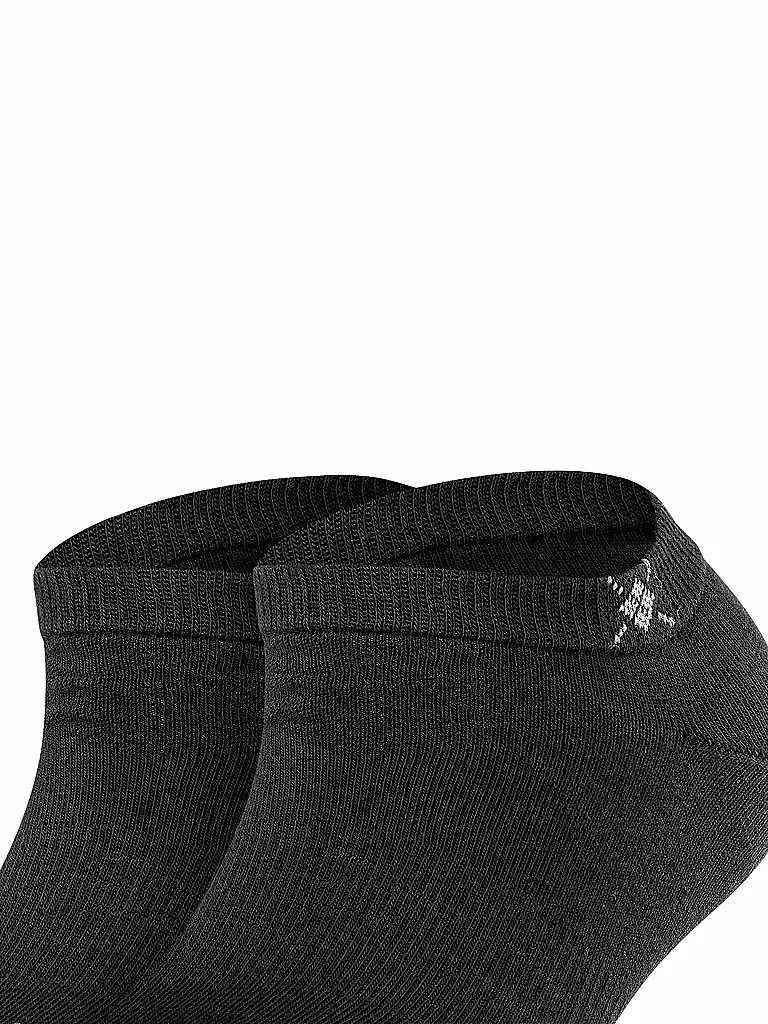 BURLINGTON | Chaussettes sneaker pour femmes, lot de 2, EVERYDAY 36-41 noir | 