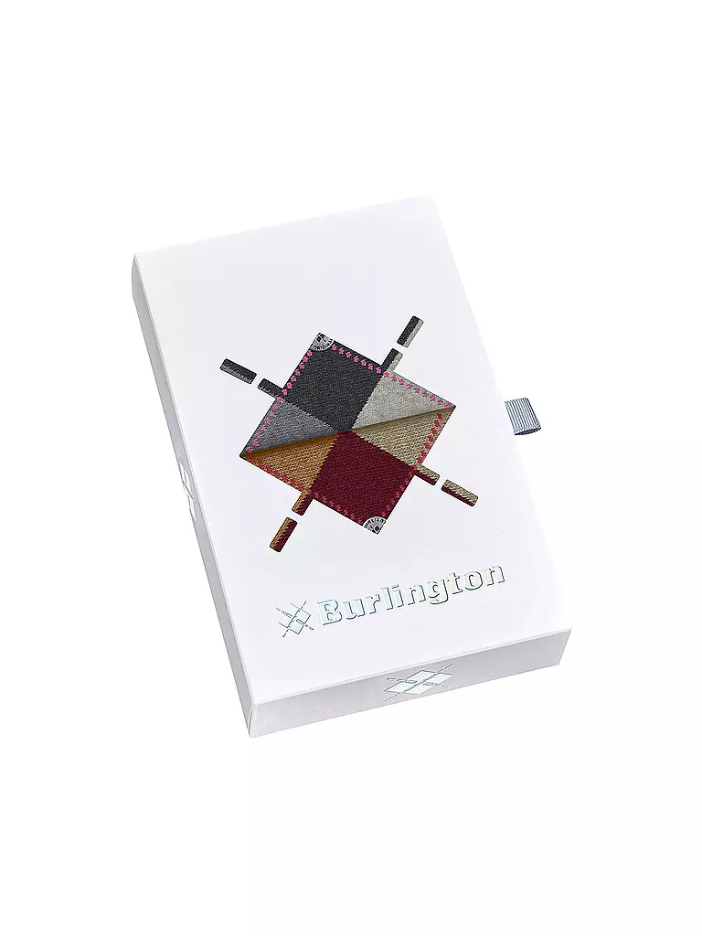 BURLINGTON | Coffret cadeau 2 paires de chaussettes tailles 36-41 assorties | 