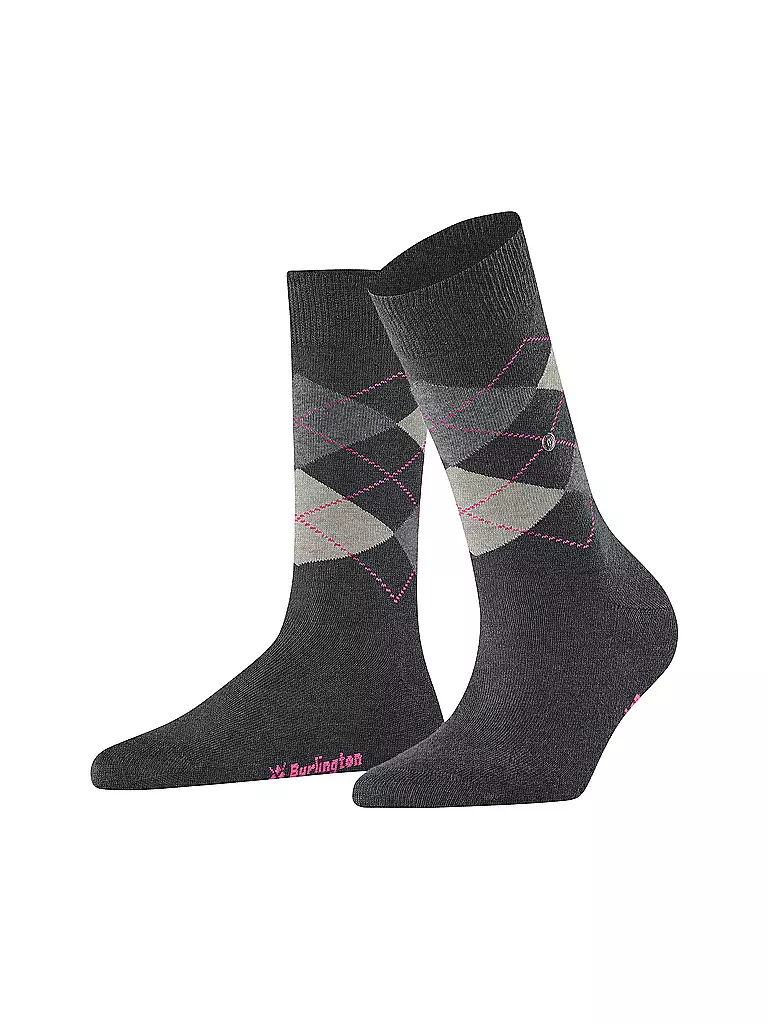 BURLINGTON | Coffret cadeau 2 paires de chaussettes tailles 36-41 assorties | 