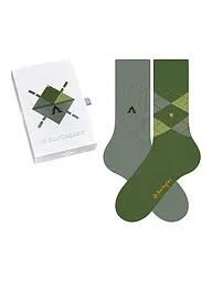 BURLINGTON | Coffret cadeau de chaussettes pour hommes EVERYDAY X-MAS 40-46 assorties | Vert