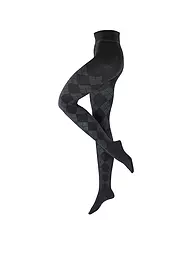 BURLINGTON | Collant tricoté ELEGANT ESSENCE noir | Gris